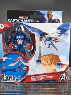 Marvel Captain America Flight Control Action Figure Toy